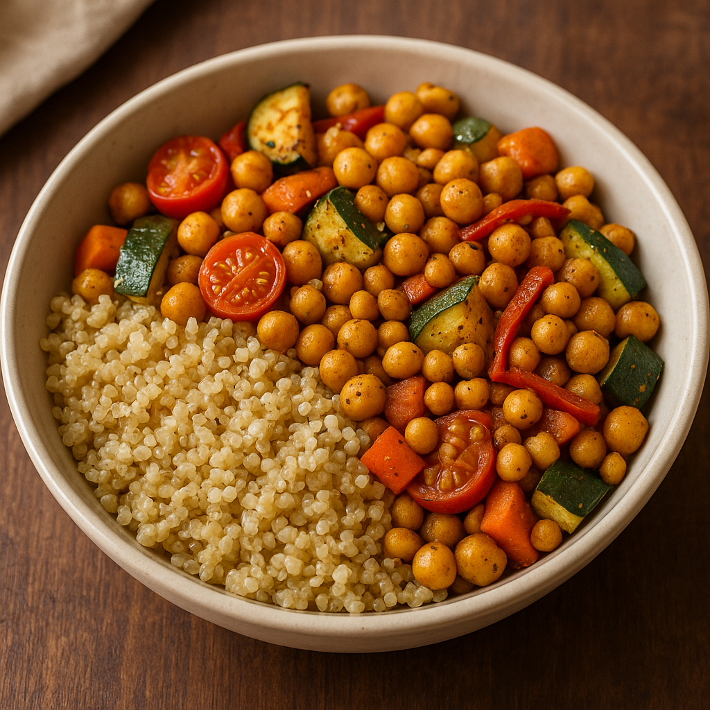 quinoa com legumes